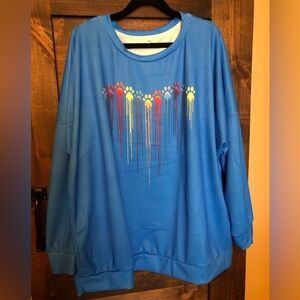 Dog lover’s knit sweatshirt